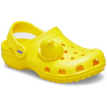 Crocs Peeps X Classic Clog Zlte - Detske Dreváky